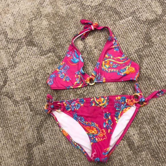 Ralph Lauren Other - Ralph Lauren Pink Girls Bikini size 12